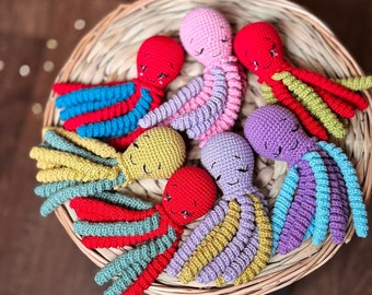 No Sew crochet octopus for preemies amigurumi pattern - ENG