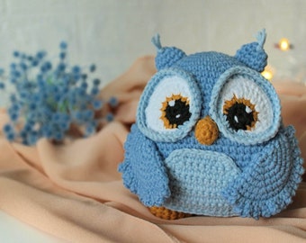 Gehaakt amigurumi-patroon uil - NL