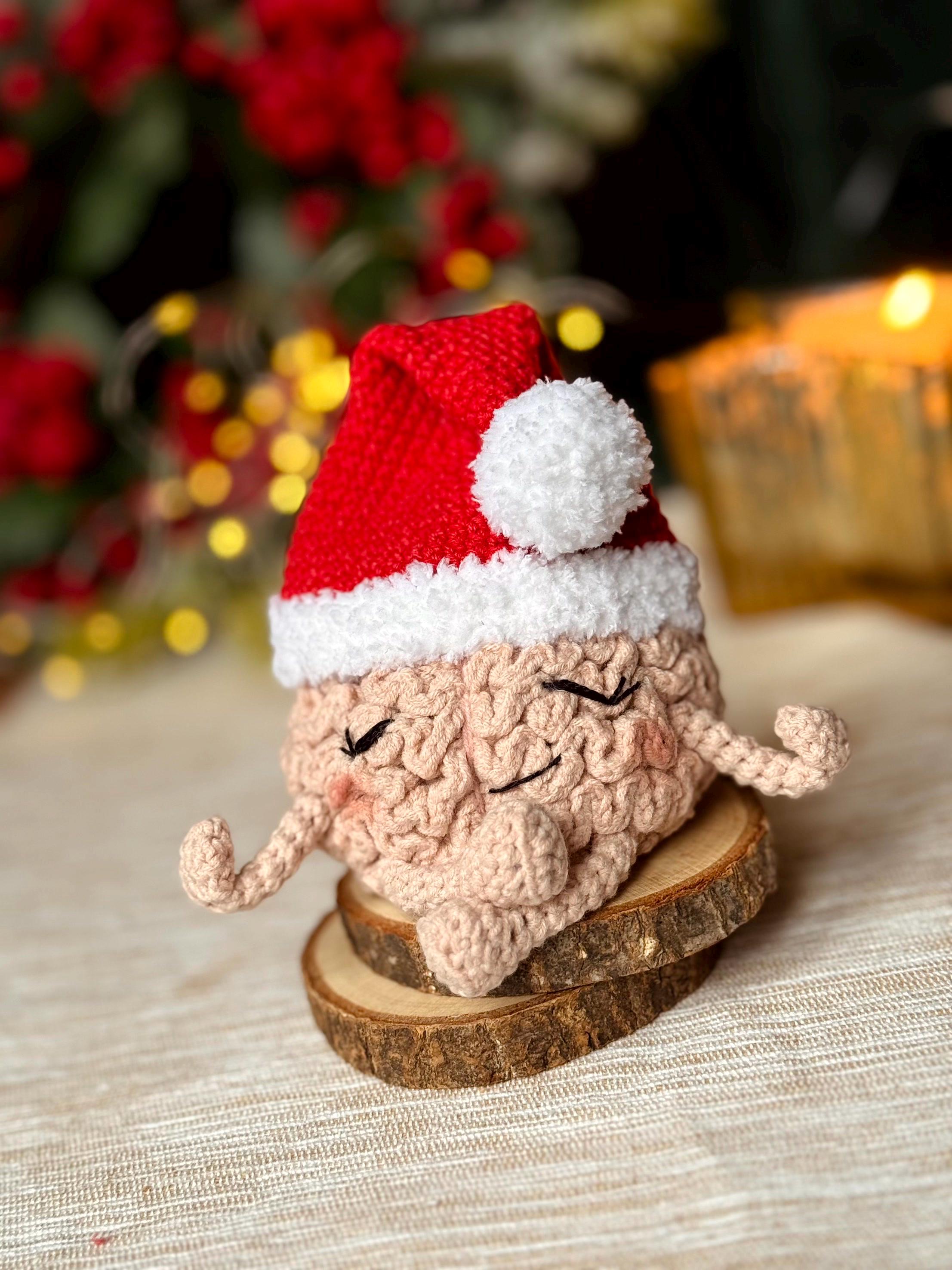 かぎ針編みのクリスマス禅脳あみぐるみパターン (PDF パターン) - Etsy