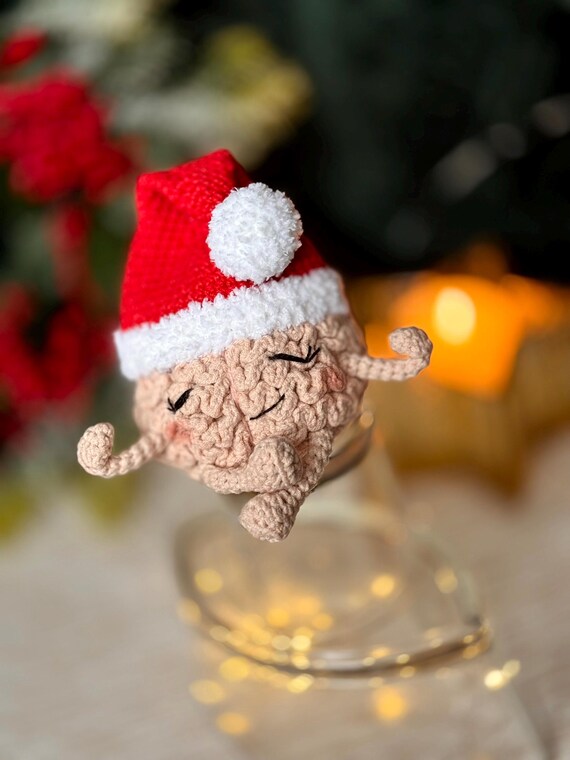 かぎ針編みのクリスマス禅脳あみぐるみパターン (PDF パターン) - Etsy