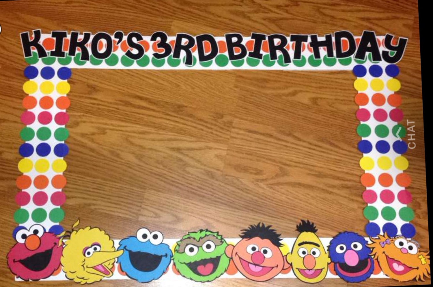 Sesame Street Photo Prop Frame Elmo Picture 50