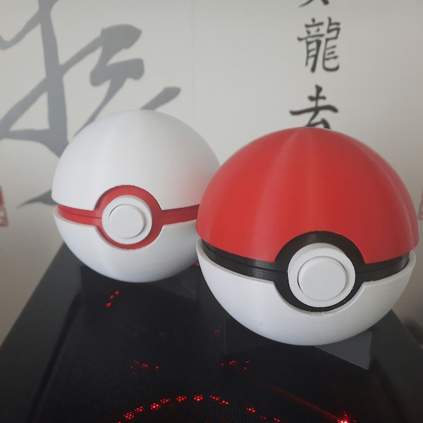 Pokeball inspiré Nintendo Switch jeu de stockage réplique de jouet en plastique 6 différents