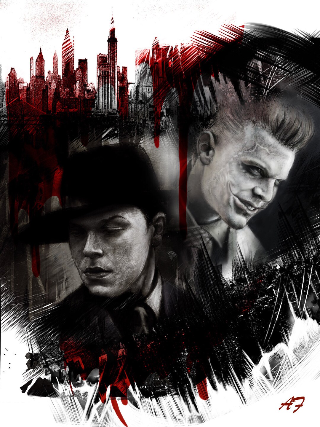 The Valeska Twins season 4 Dark City Version GOTHAM POSTER Etsy UK