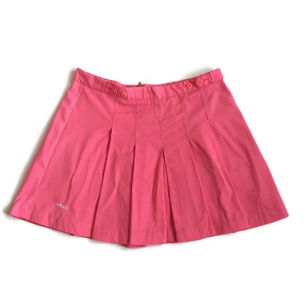 90s Pink Pleated Tennis Skirt