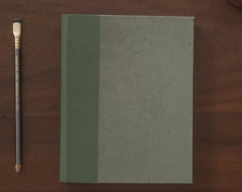 Olive Vine - Notebook / Sketchbook / Journal - Handcrafted, handmade-paper bound hardcover book