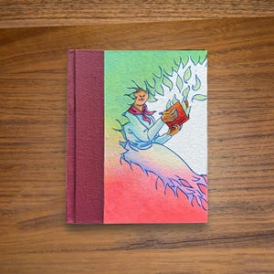 Collecting Leaves - Handmade Paper Journal | Hand-Bound Hardcover Notebook | Artisanal Sketchbook