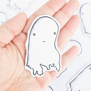 Adesivo acquerello fantasma spettrale