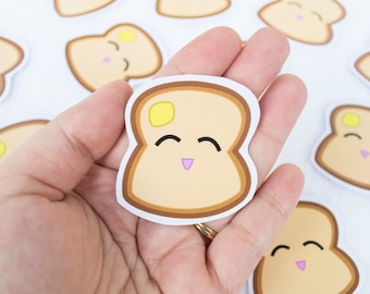 Cute Buttery Toast Sticker
