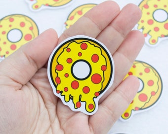 Pizza Donut Melting Food Sticker