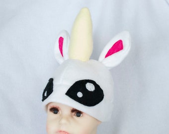 Unicorn Baby Hat Fleece Soft Fluffy Beanie Cap Winter Toque Infant to 6 Months Sized Clothing Children Child Kids Costume Cosplay Magical