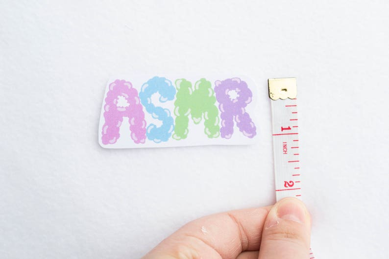 ASMR Sticker Autonomous Sensory Meridian Response Sleepy Sleeping Anxiety Depression Helping Falling Asleep Auditory Medicine Unique Clouds image 3