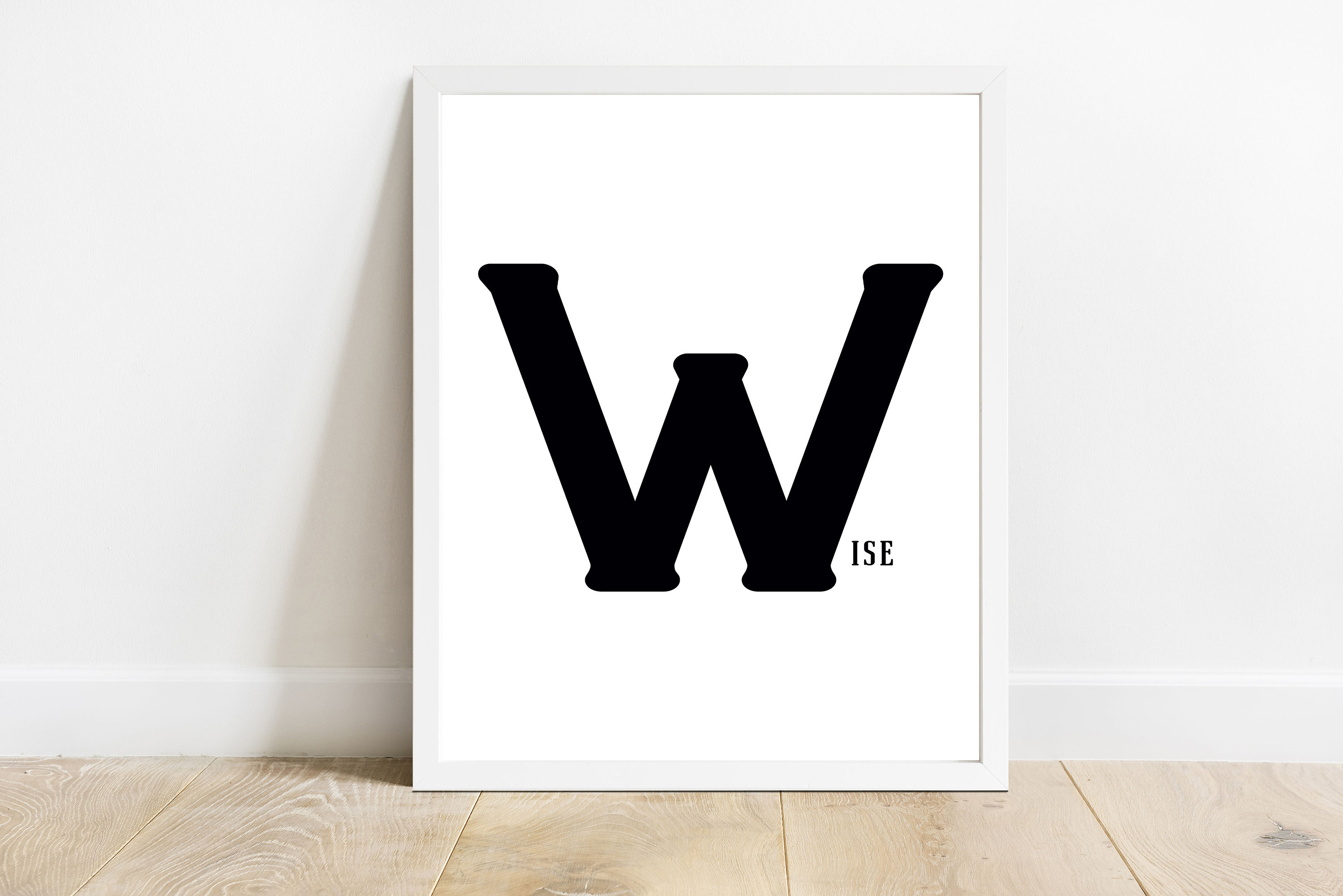 Poster Letter W PRINTABLE Alphabet Print Letter W Wall Art Etsy
