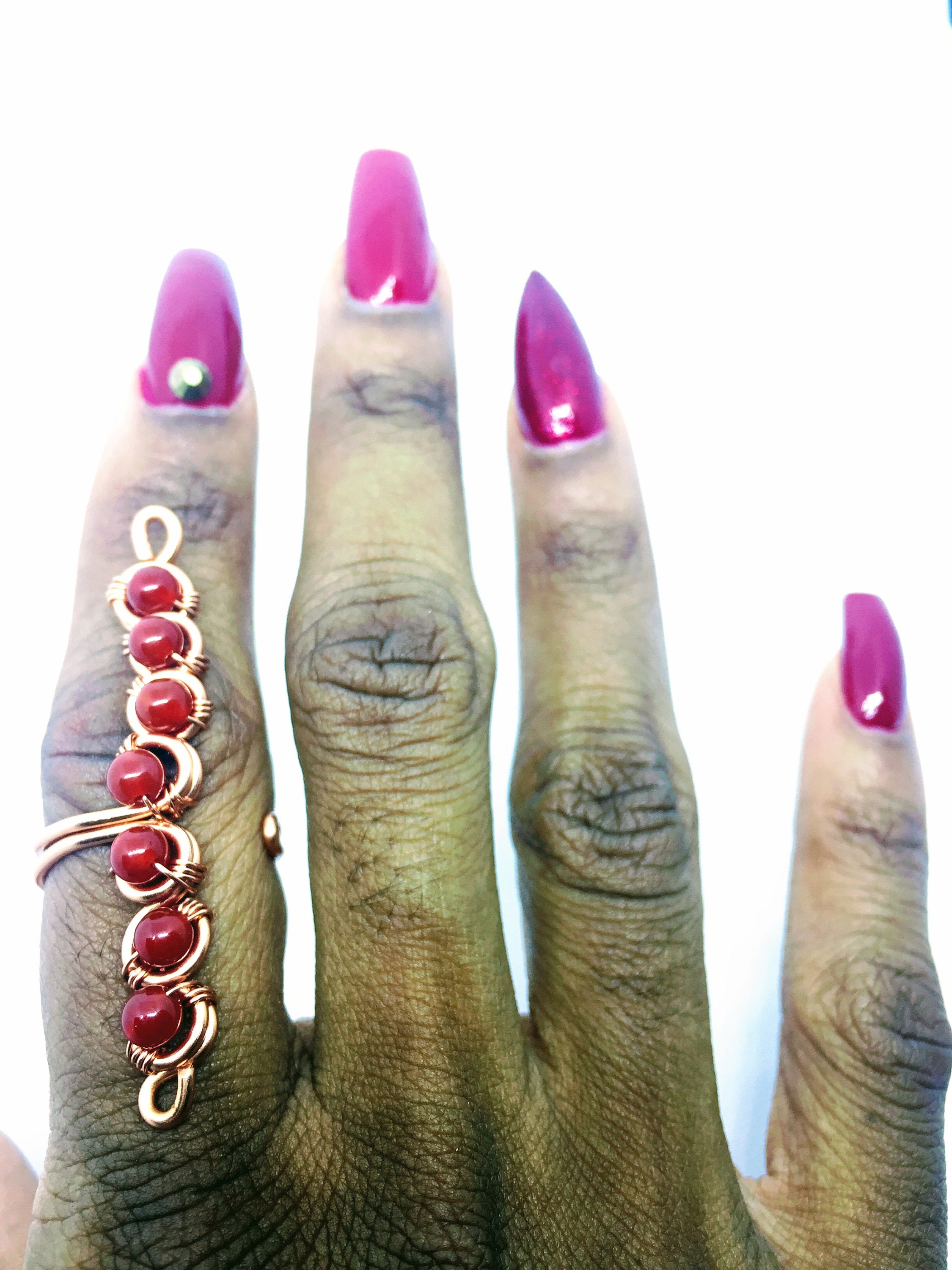 Handmade Carnelian Copper Ring, Sacral Chakra, Healing Stone - Etsy
