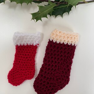 Crochet Mini Stocking Cutlery/ Advent Instant PDF Download 画像 3