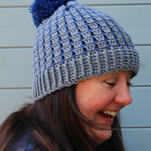 Block Stitch hat crochet pattern image 2