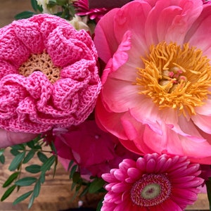 Crochet Peony Pattern  ***Instant PDF Download***