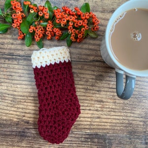 Crochet Mini Stocking Cutlery/ Advent Instant PDF Download image 2