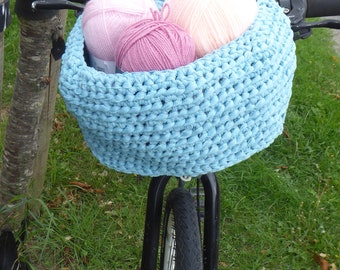 PDF Crochet bike / Bicycle basket - instant download