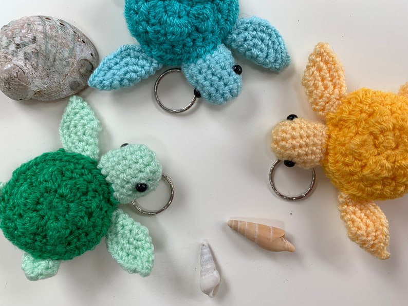 Mini crochet turtle pattern Instant PDF download image 1