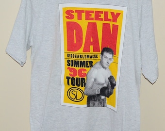 Vintage Steely Dan Kid Charlemagne Summer Tour 1996 Tshirt Large