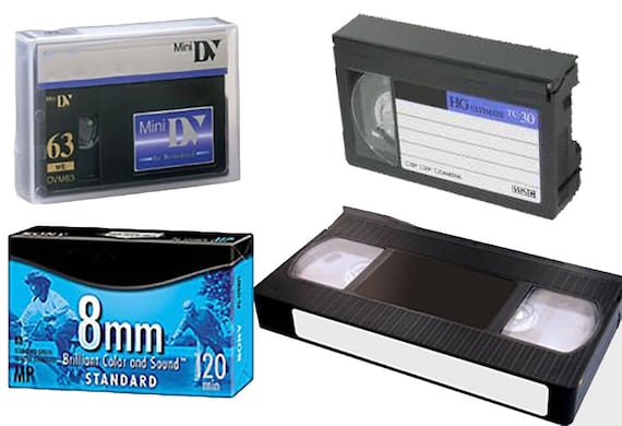 Video to Digital File or Dvd Transfer Service Includes Tapes