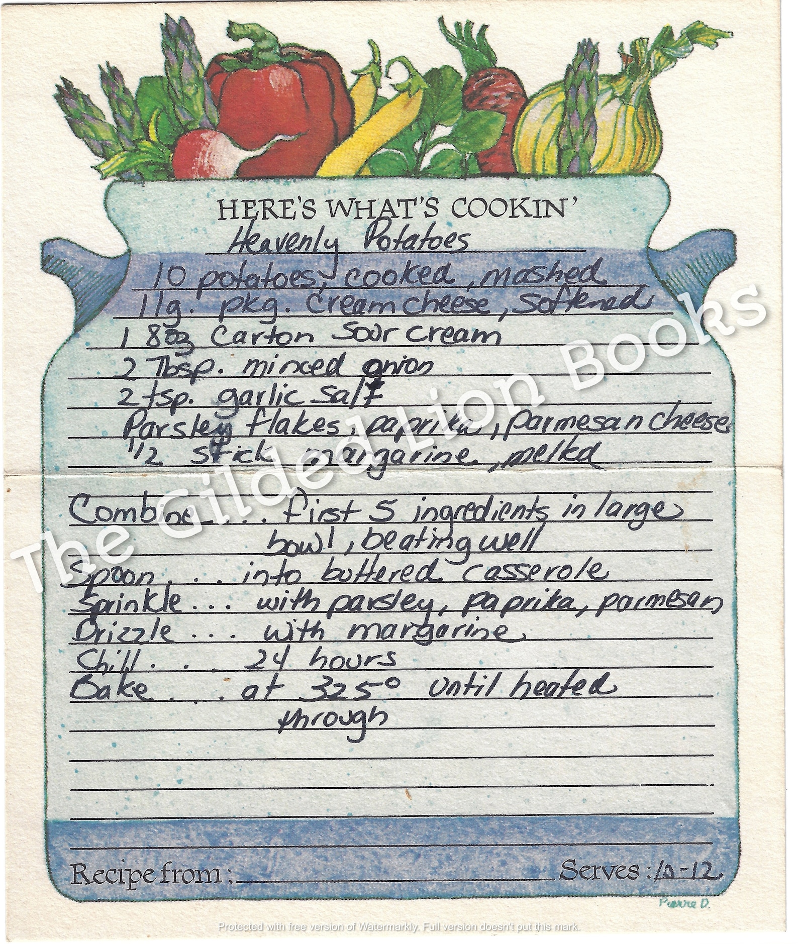 Old Recipe Cards Digital Download Only Handwritten Recipes Etsy