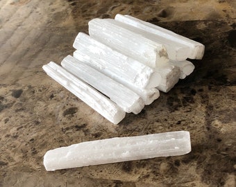 Selenite Healing Crystal Wand