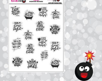 Funny Planner Quote stickers - removable vinyl planner stickers