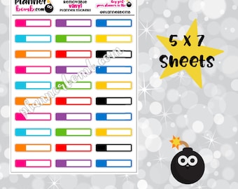 Vinyl Appointment Event Removable Planner Stickers