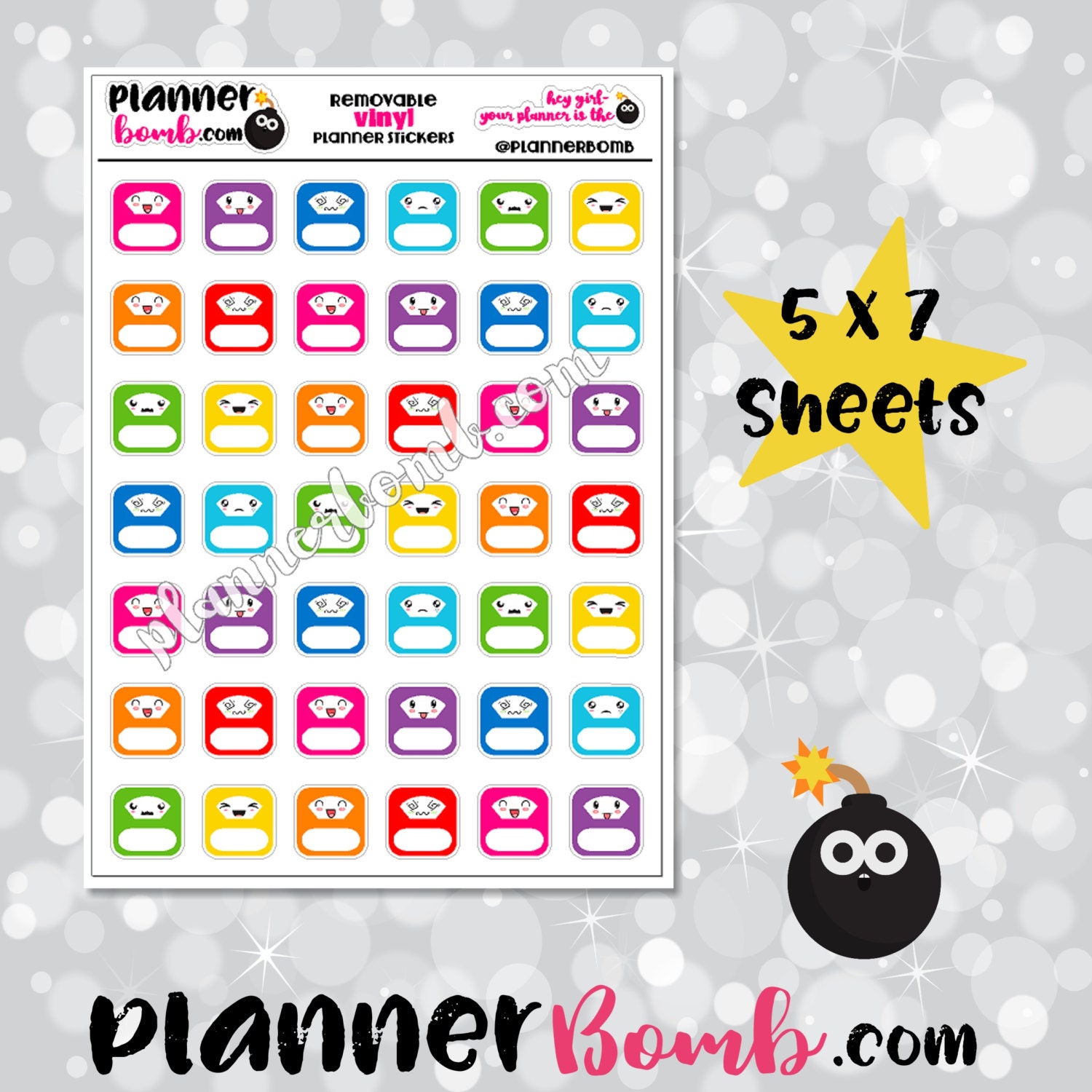 Vinyl Weigh in Scale Removable Planner Stickers Etsy