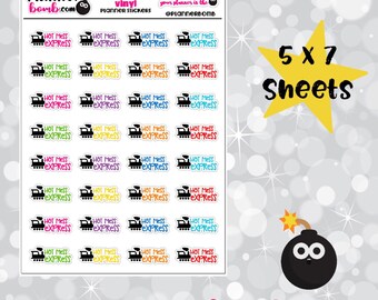 Vinyl Hot Mess Express Removable Vinyl Planner Stickers