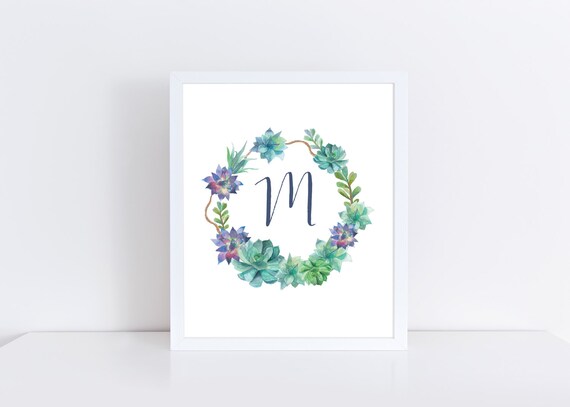 succulent nursery decor