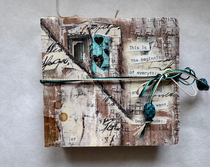 Junk Journal: Petite Grungy Collage Art - Etsy