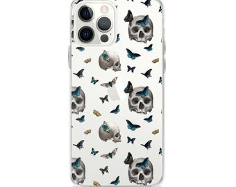 Goth Fairy - Skull Butterfly - Dark Academia Phone iphone Case - Fairycore Gift - Dark Cottagecore iphone case - Science iphone case