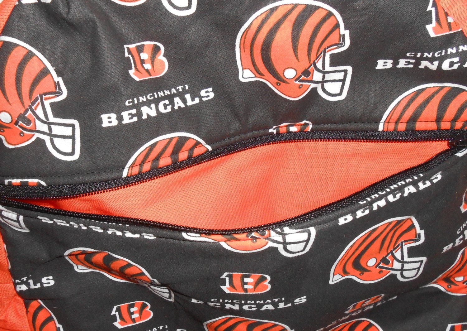 Cincinnati Bengals Large Team Backpack Purse Etsy