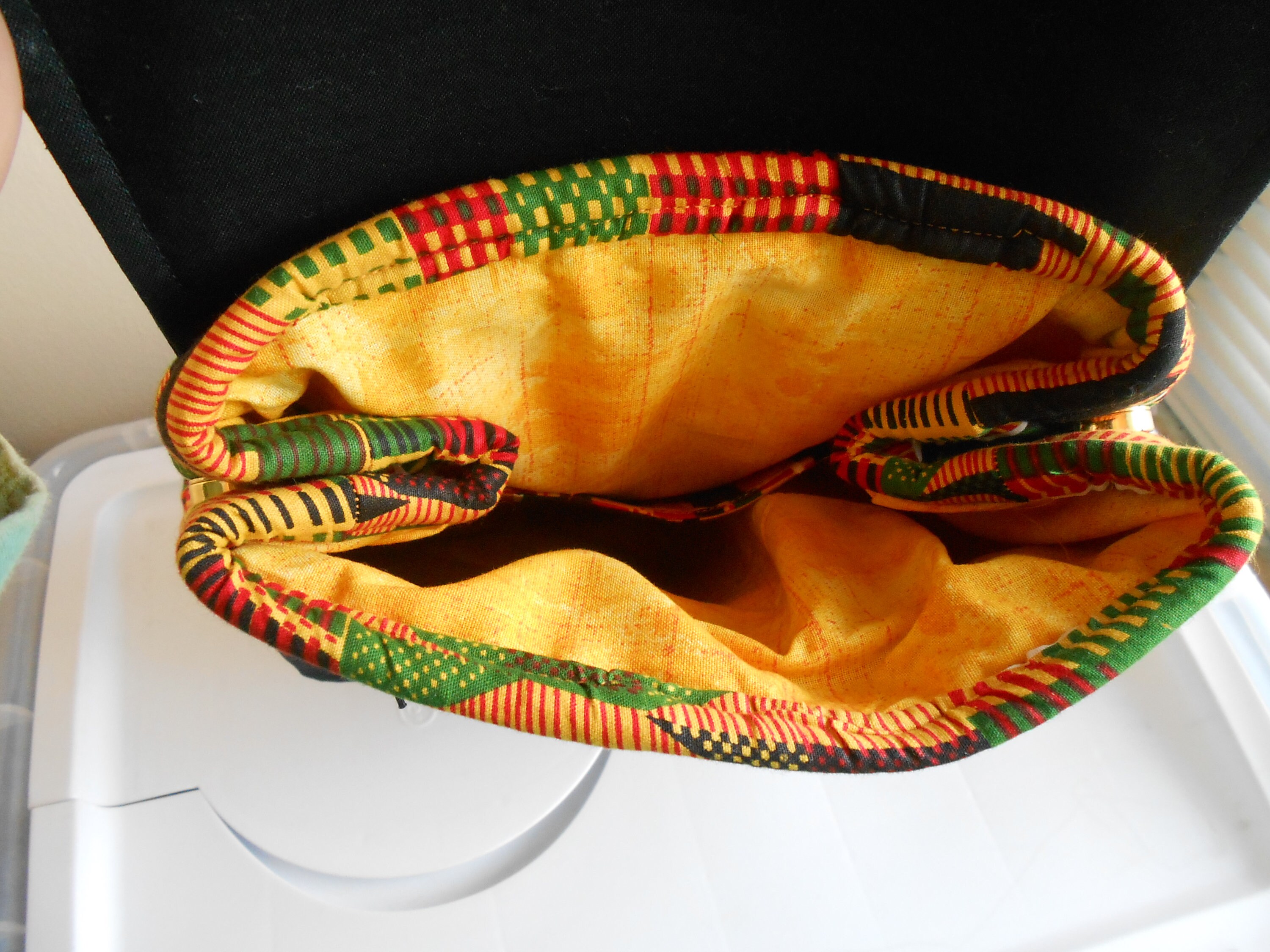 Kente Cloth Backpack Purse: Large A-shape Everyday Bag - Etsy