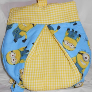 Blue and Yellow Minion Backpack