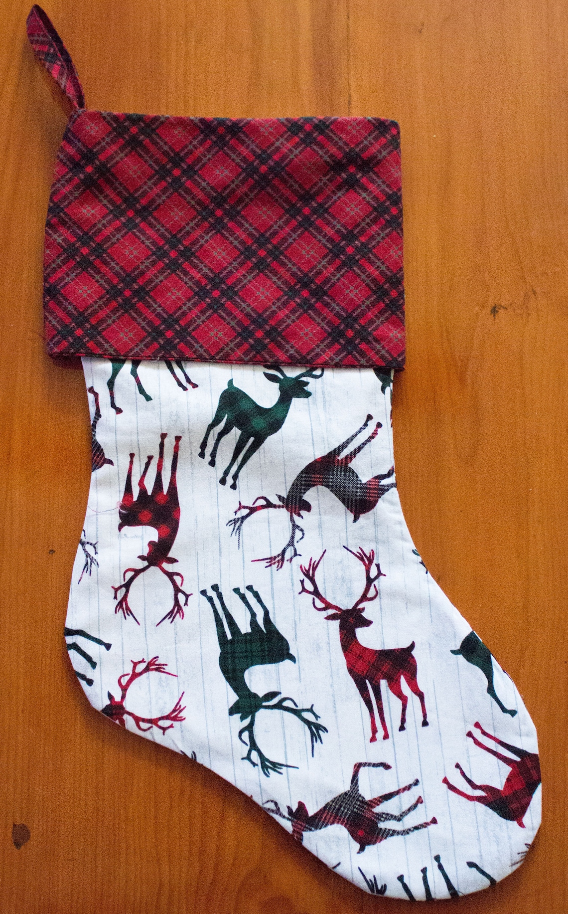 Christmas StockingDeerBuckHuntingCabin DecorMancave Etsy