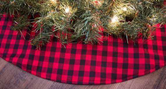Beautiful Festive Country Christmas Jonathan Plaid Tree Skirt 3 Sizes New Christmas Tree Stands Skirts Storage Home Garden Worldenergy Ae