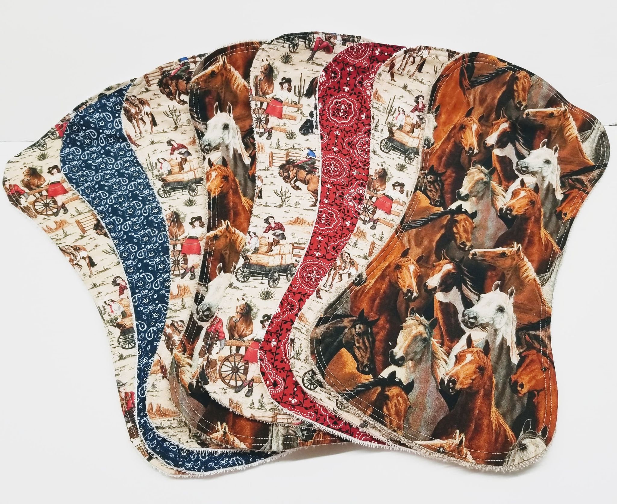 Burp ClothsCowgirlHorseHandmade Burp ClothsBaby Shower Etsy