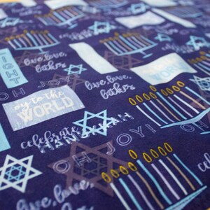 Hanukkah-Table Runner-Hannukkah Deciration-Holiday Decor-Dining Table-Menorah-Candles