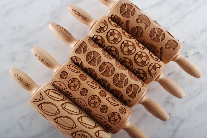 Sports Embossed Rolling Pins