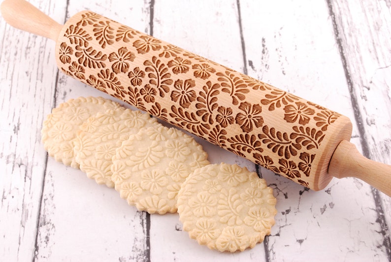 PARADISE geprägt, graviert Nudelholz für Cookies perfekte Muttertagsidee Bild 3