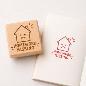 Hausaufgaben fehlen Lehrer-Stempel, Klassenzimmer-Stempel, Holzstempel für Lehrer, Schul-Feedback-Stempel, Bewertungsstempel für Lehrer