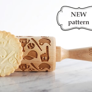 Baseball Engraved Rolling Pin: Family Baking, Sports Decor