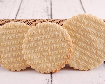 Mattarello personalizzato per la mamma – Regalo di pasticceria in legno con incisione personalizzata / Ricordo per la festa della mamma