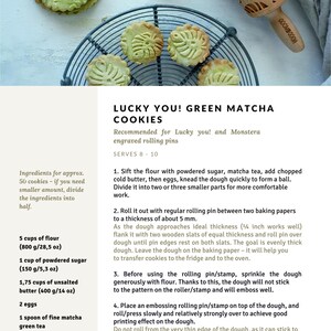 Rodillo de cocina con grabado de helecho, rodillo botánico de madera para galletas de 43 cm, herramienta de repostería en relieve, regalo inspirado en la naturaleza para panaderos. imagen 14