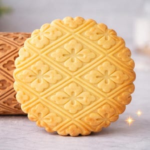 Rodillo japonés para repujado, sello para galletas de madera de haya grabado, rodillo para masa con diseño