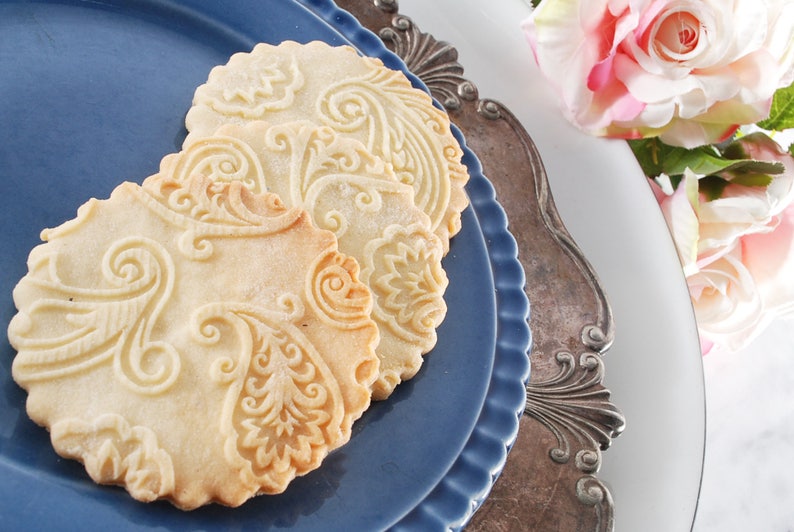 PAISLEY Embossed Engraved Rolling Pin for Cookies Perfect Etsy