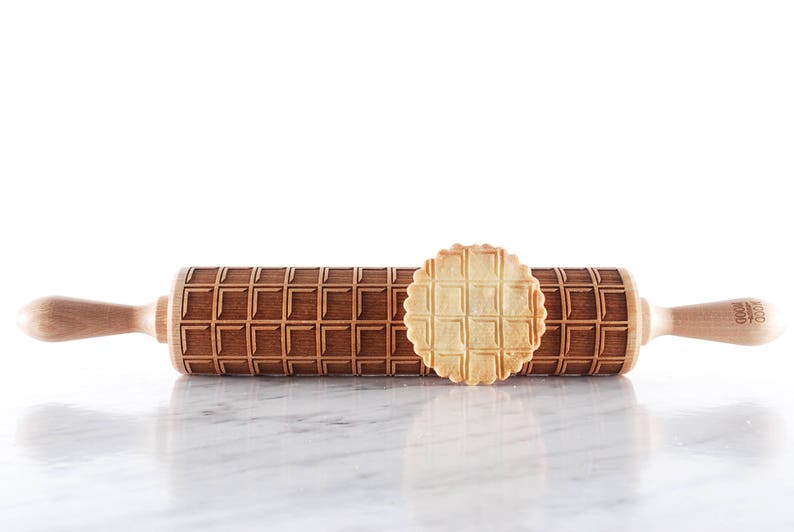 CHOCOLATE BAR Embossing Rolling Pin for Cookies Embossed Etsy